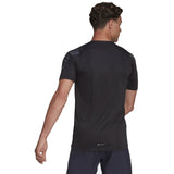 adidas Run Icon Short Sleeve Men's Running Tee - Black