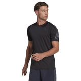 adidas Run Icon Short Sleeve Men's Running Tee - Black