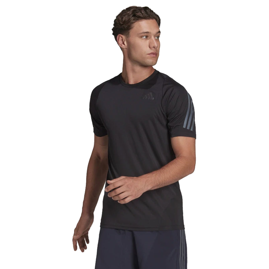 adidas Run Icon Short Sleeve Men's Running Tee - Black