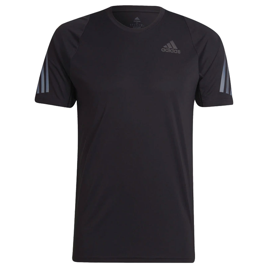 adidas Run Icon Short Sleeve Men's Running Tee - Black