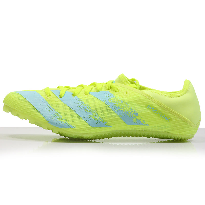 adidas Sprintstar Men's Track Spike Solar Yellow/Clear Aqua