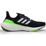 Adidas UltraBoost 22 Men's Running Shoe - Core Black/Cloud White/Solar Green