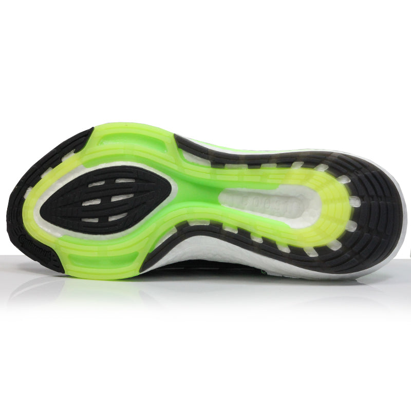 Adidas UltraBoost 22 Men's Running Shoe - Core Black/Cloud White/Solar Green