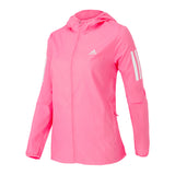 adidas Own The Run Women's Hooded Windbreaker - Bliss Pink