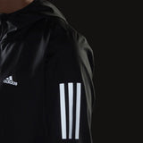adidas Own The Run Women's Hooded Windbreaker - Black