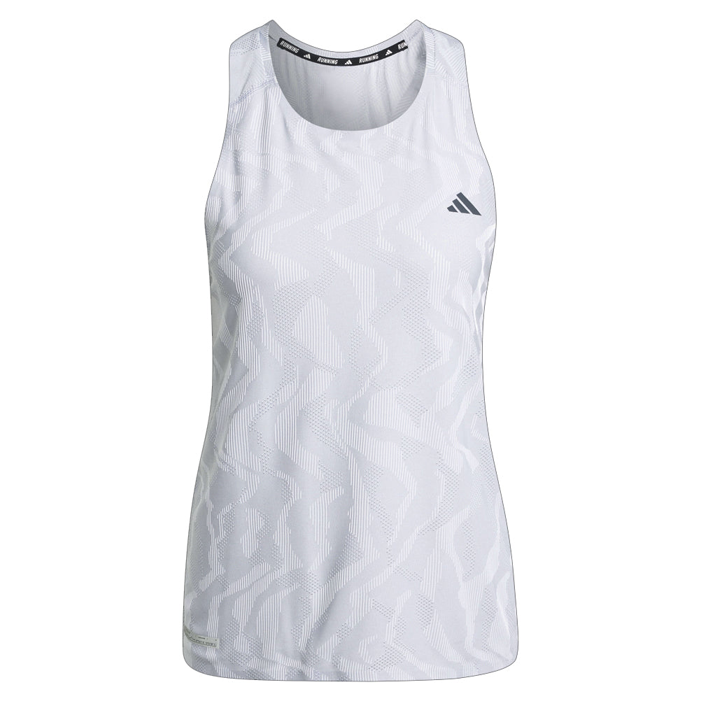 Adidas Ultimate Airchill Engineered Women's Running Tank - Halo Silver