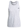 Adidas Ultimate Airchill Engineered Women's Running Tank - Halo Silver