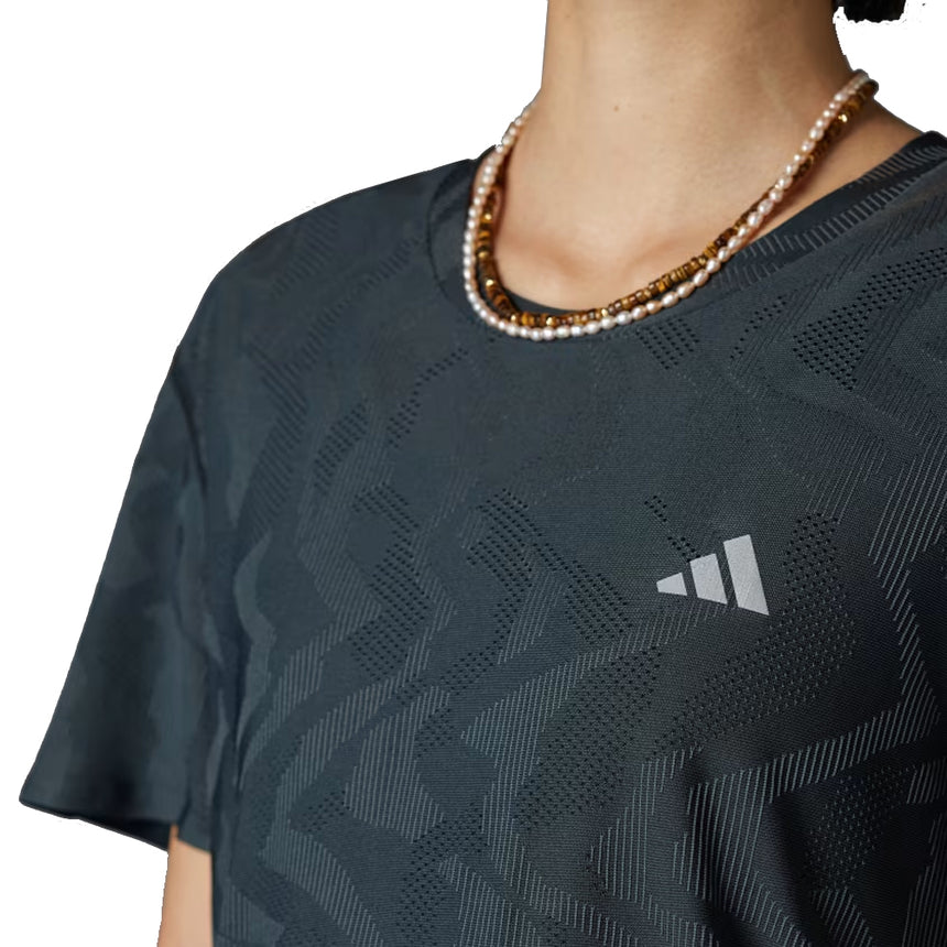 Adidas Ultimate Airchill Engineered Women's Running Tee - Black
