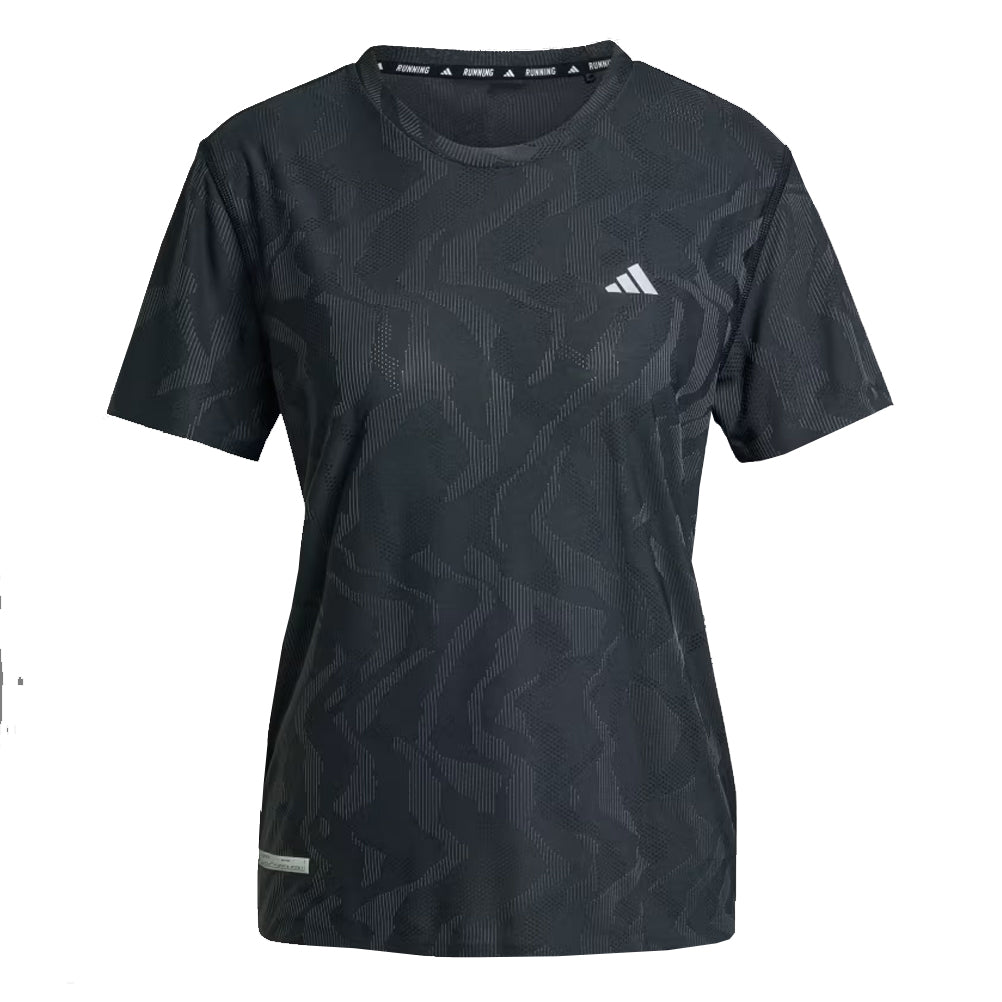 Adidas Ultimate Airchill Engineered Women's Running T-Shirt- Black