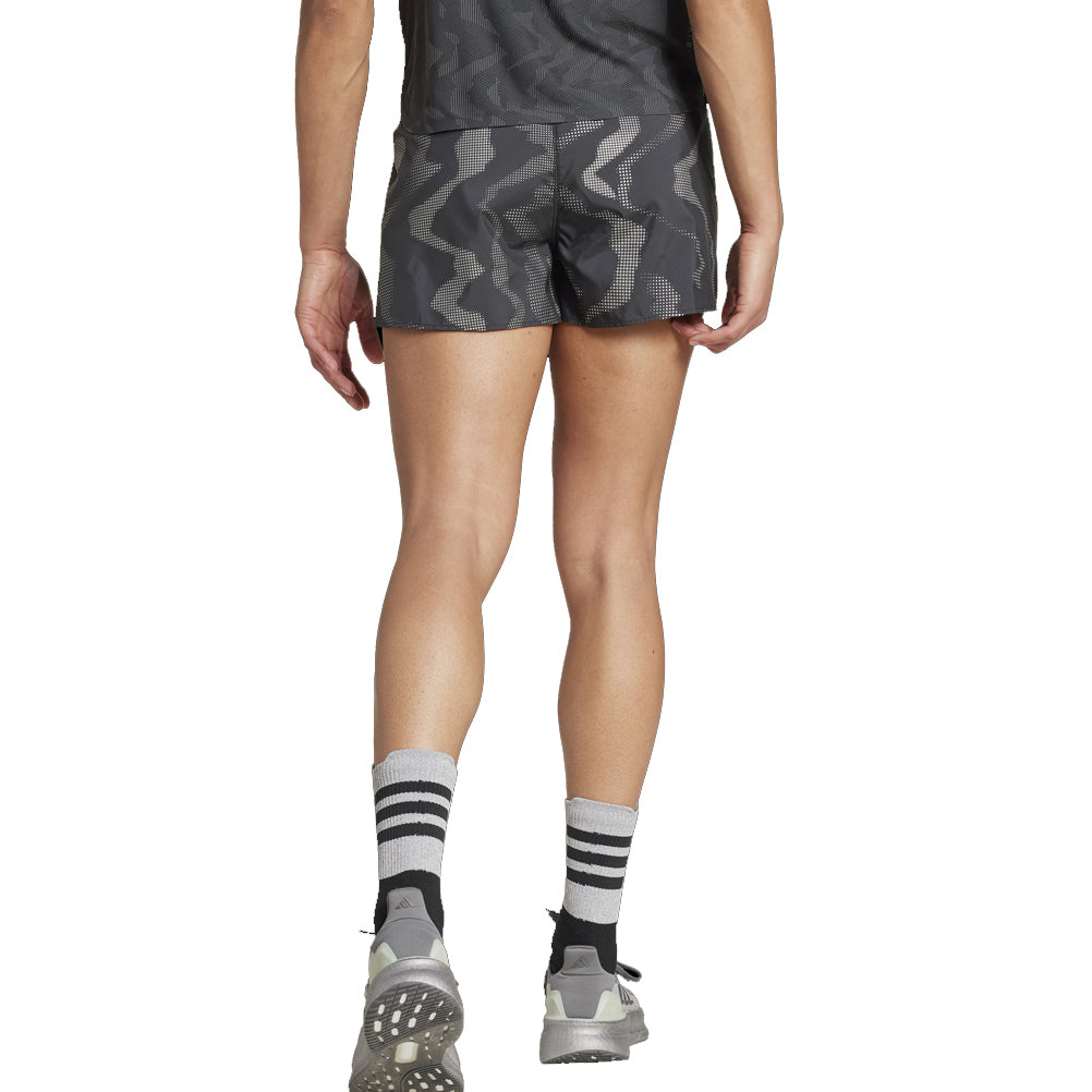 adidas Ultimate Wind.RDY Reflective Women's Running Short - Black/Reflective Silver