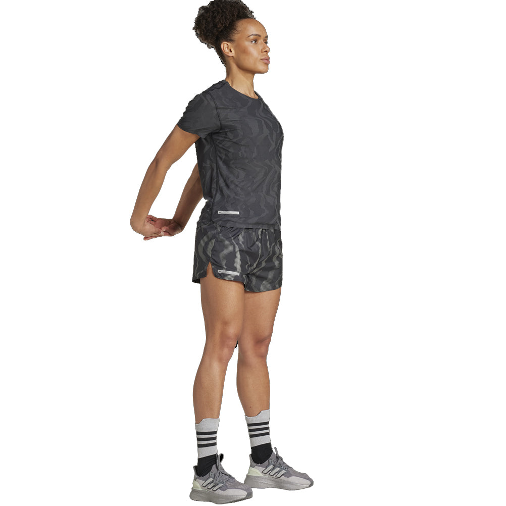 adidas Ultimate Wind.RDY Reflective Women's Running Short - Black/Reflective Silver