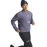 adidas Adi365 Climawarm+ Crewneck Long Sleeve Women's Running Top - Preloved Violet