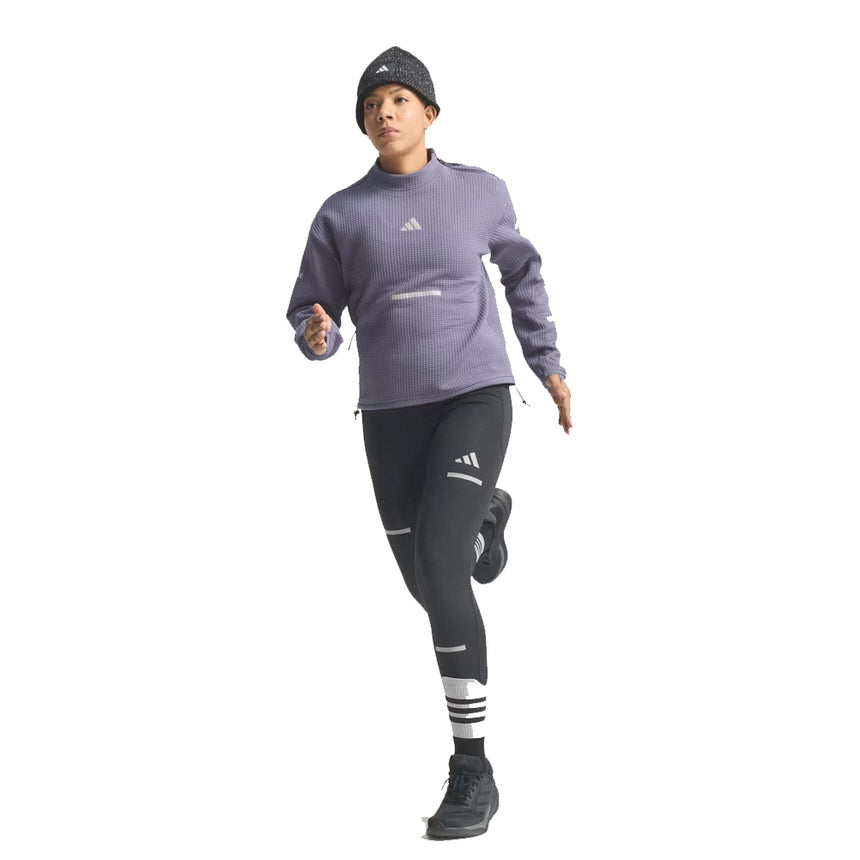 adidas womens adi365 LS-Crew JP3844 front Model Running 