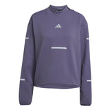 adidas Adi365 Climawarm+ Crewneck Long Sleeve Women's Running Top - Preloved Violet