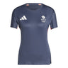 adidas Adizero Team GB Short Sleeve Women's Running Tee - Legend Ink