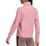Adidas Own The Run Half Zip Long Sleeve Women's Running Top - Pink Bliss