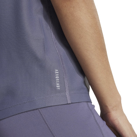 adidas Own The Run Short Sleeve Women's Running Tee - Preloved Violet