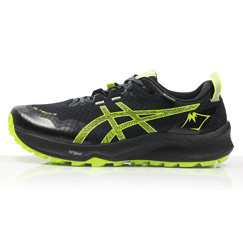 Asics Men's Gel-Trabuco 12 GTX Trail Shoe - Black/Safety Yellow