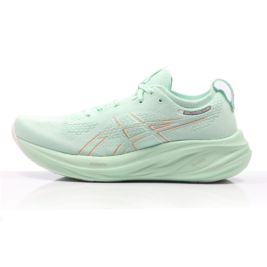 Asics Gel Nimbus 26 Women's Running Shoe - Mint Tint/Pale Mint
