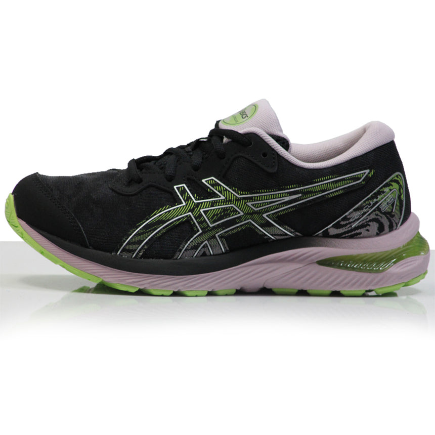 Asics Gel Cumulus 23 Junior Running Shoe - Black/Barely Rose