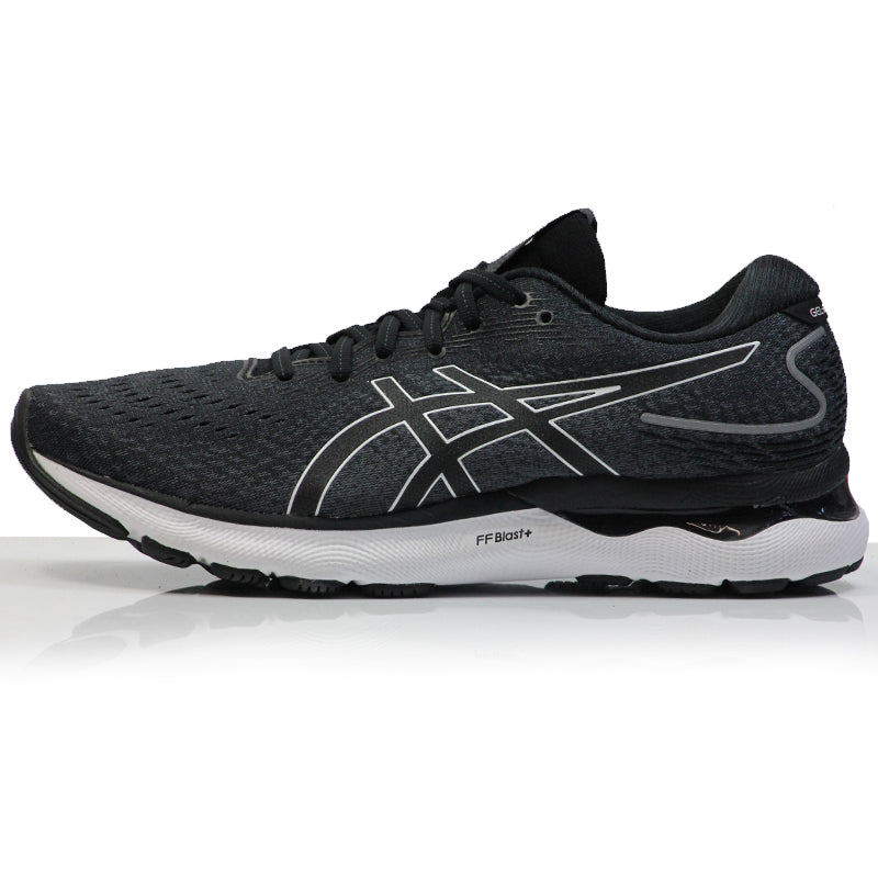 Asics Gel Nimbus 24 Men's Running Shoe - Black/White