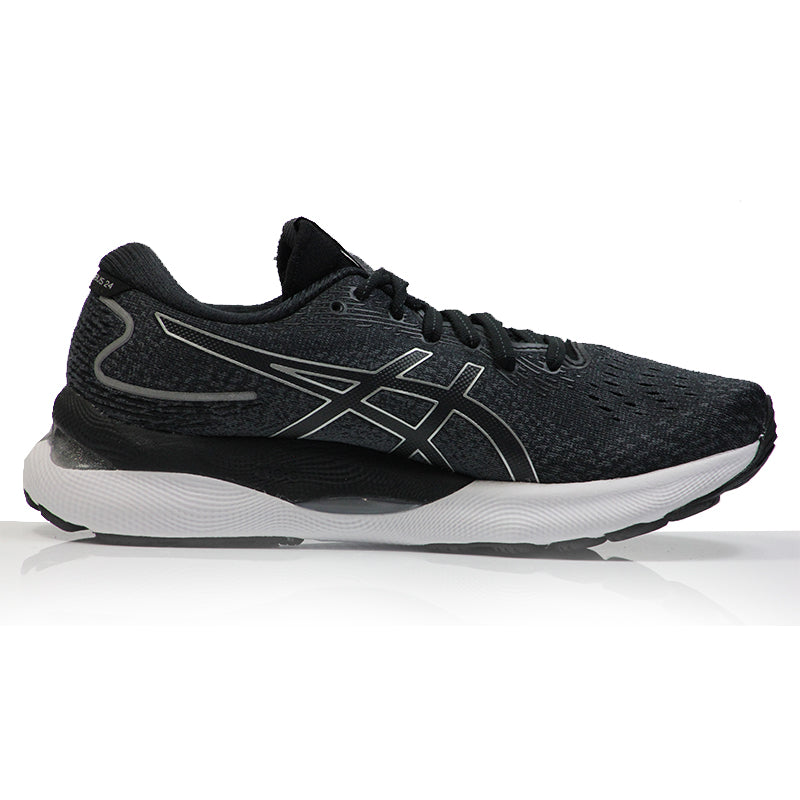 Asics Gel Nimbus 24 Women's Running Shoe - Black/Pure Silver
