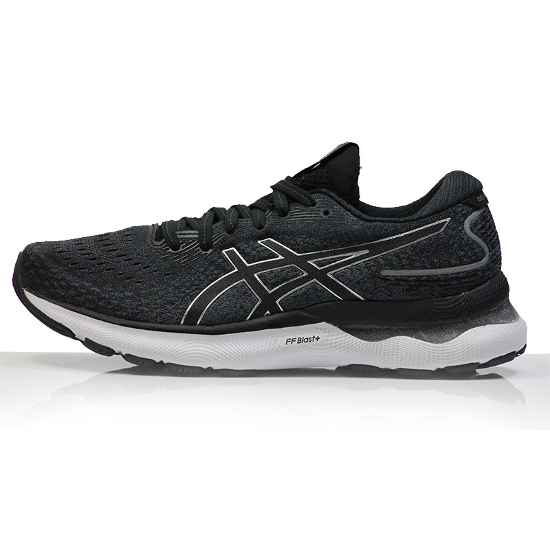 Asics Gel Nimbus 24 Women's Running Shoe - Black/Pure Silver