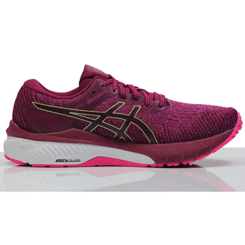 Asics Gel Cumulus 23 Junior Running Shoe - Black/Barely Rose