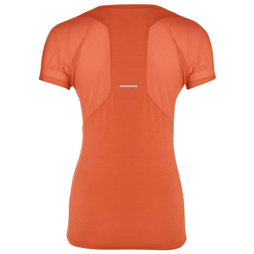 Asics V-Neck Short Sleeve Women's Running Tee Orange – The