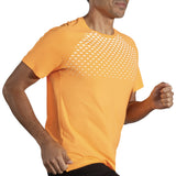 Brooks Atmosphere 2.0 Short Sleeve Men's Running Tee - Orange Pop/Tempo Print
