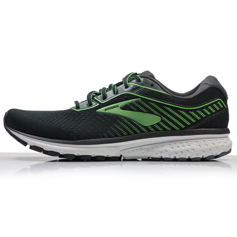brooks-mens-ghost-12-green-side