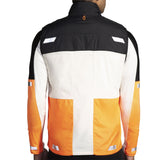 Brooks Run Visible 2.0 Insulated Men's Running Vest - Ecru/Fluoro Flash/Black