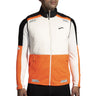 Brooks Run Visible 2.0 Insulated Men's Running Vest - Ecru/Fluoro Flash/Black