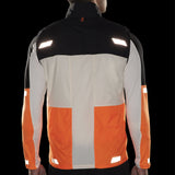 Brooks Run Visible 2.0 Insulated Men's Running Vest - Ecru/Fluoro Flash/Black