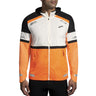 Brooks Run Visible 2.0 Men's Running Jacket - Ecru/Fluoro Flash/Black