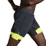 Brooks Run Visible 2in1 5inch Men's Running Short - Asphalt/Nightlife