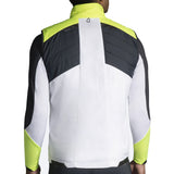 Brooks Run Visible Insulated Men's Running Vest - White/Asphalt/Nightlife