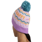 Brooks Heritage Pom Beanie - Lt Purple Run Happy