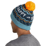 Brooks Heritage Pom Beanie - Storm Blue Run Happy