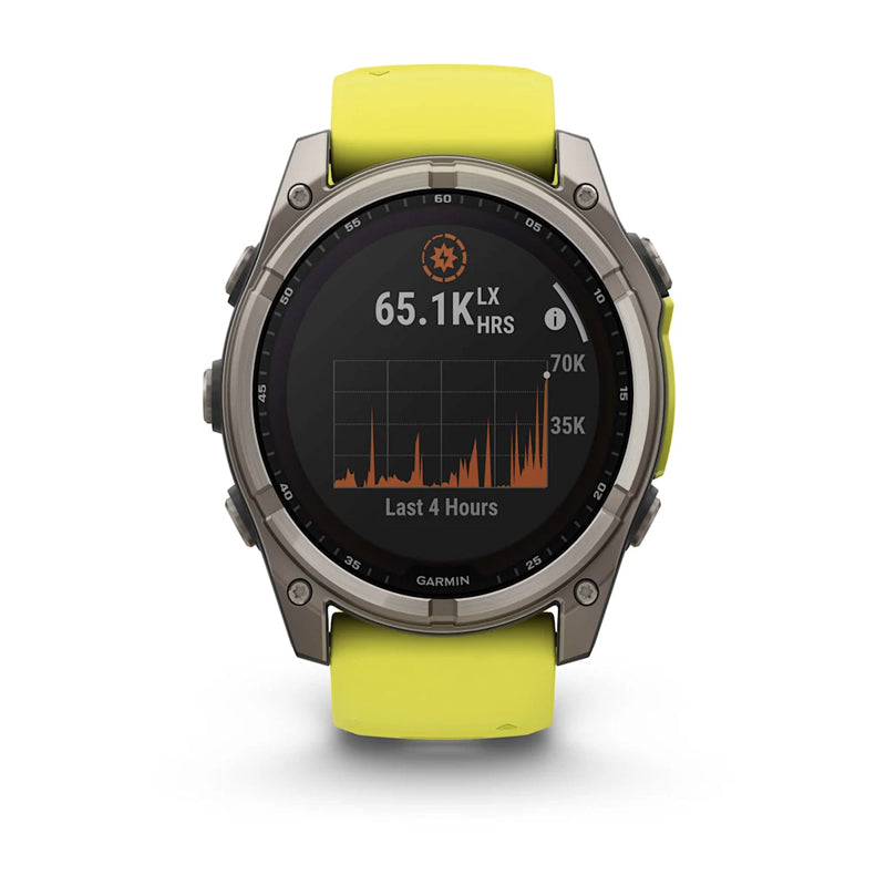 Garmin Fēnix® 8 Solar 51mm Running Watch - Yellow/Graphite