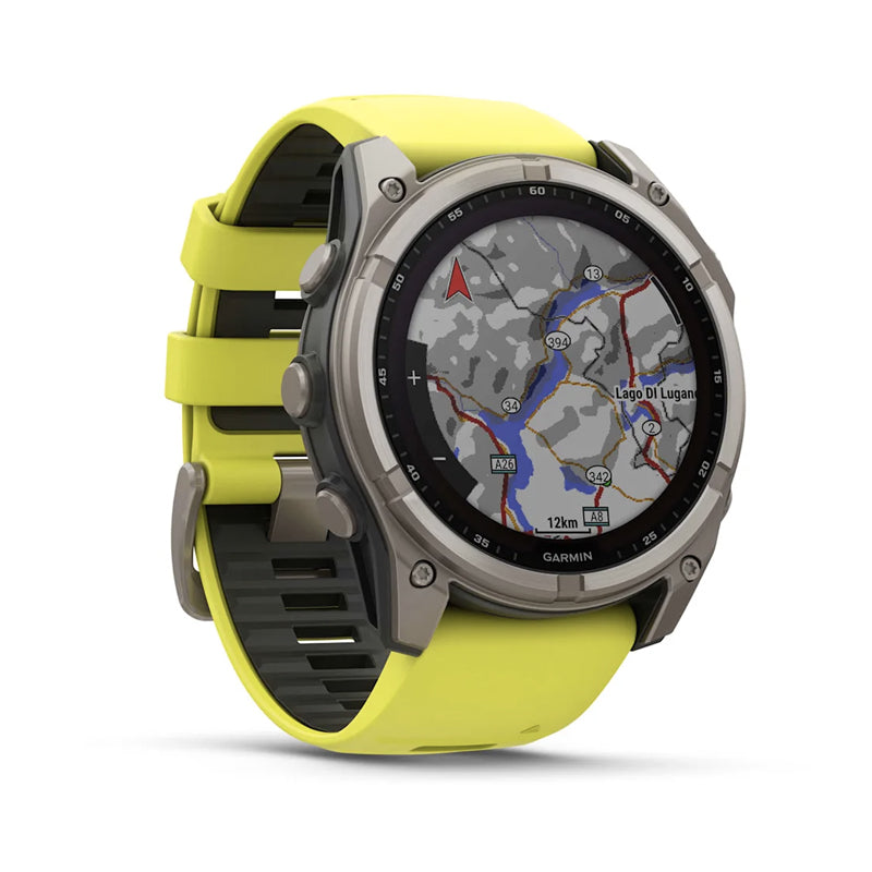 Garmin Fēnix® 8 Solar 51mm Running Watch - Yellow/Graphite