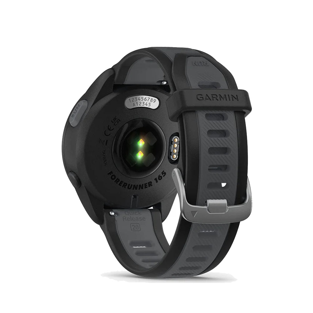Garmin Forerunner 165 Running Watch -  Black/Slate Grey