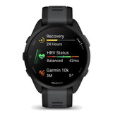 Garmin Forerunner 165 Running Watch -  Black/Slate Grey