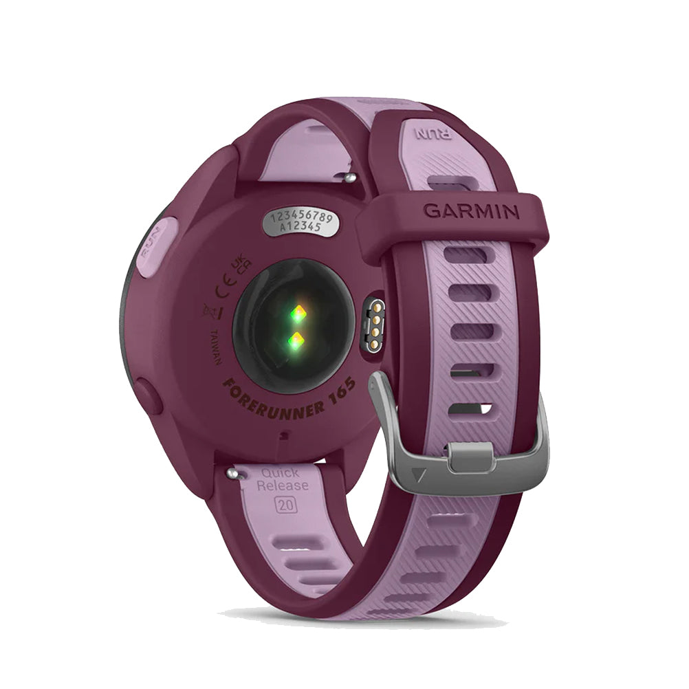 Garmin Forerunner 165 Music Running Watch - Berry/Lilac