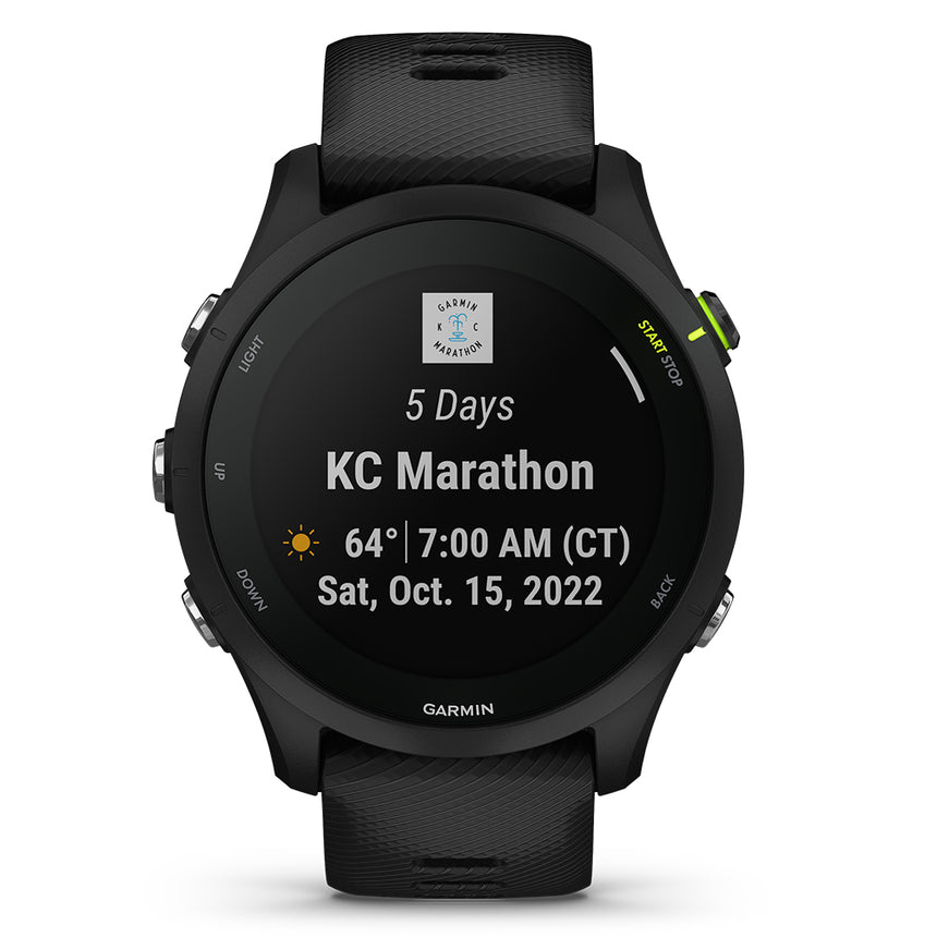 Garmin Forerunner 255 Music Running Watch - Black 46mm