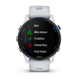 Garmin Forerunner 255 Music Running Watch - Whitestone 46mm