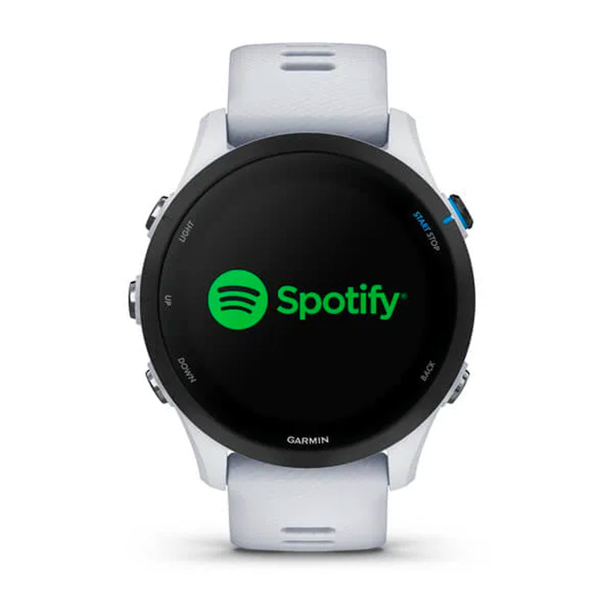 Garmin Forerunner 255 Music Running Watch - Whitestone 46mm