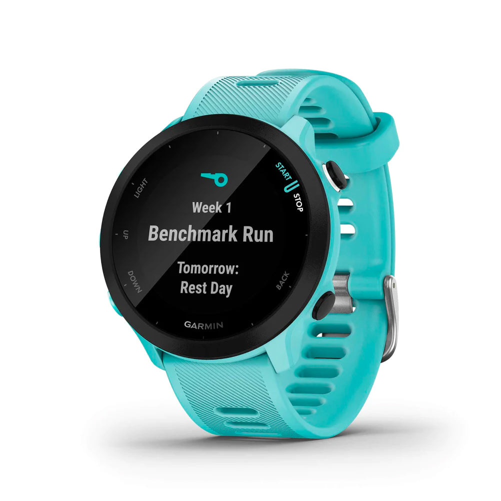 Garmin Forerunner 55 HRM Running Watch - Aqua