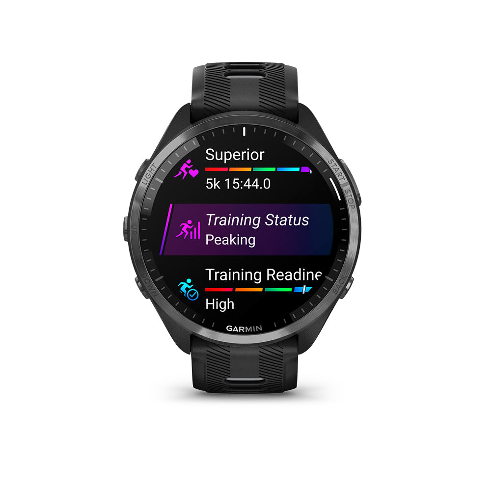 Garmin Forerunner 965 Running Watch - Carbon Grey/Black