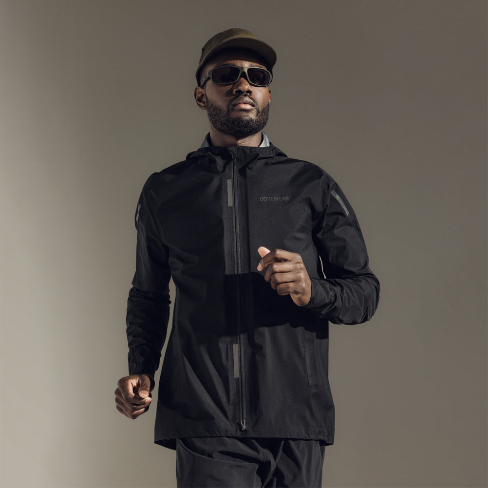 GoreWear Concurve Gore-Tex Men's Running Jacket - Tech Beige
